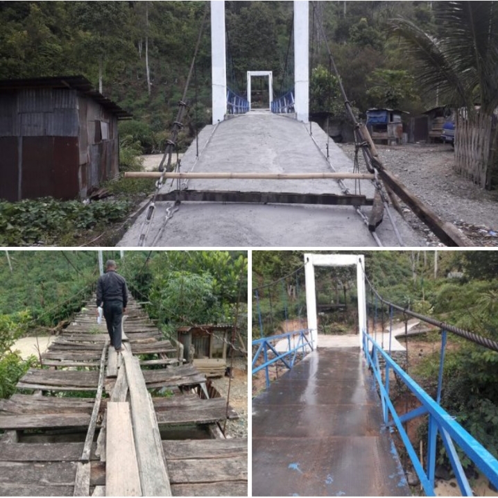 Jembatan Gantung Kelurahan Siulak Deras Kecamatan Gunung Kerinci Di Rehab Masyarakat Merasa Bersyukur Korantekad Id